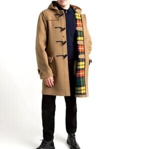 Gloverall Men's Camel Buchanan Classic Morris Duffle Coat Size XL